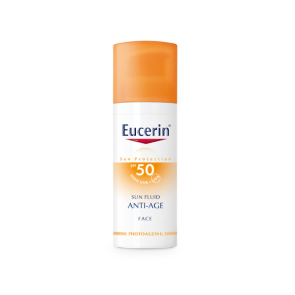 Eucerin Photoaging Control Sun Fluid SPF 50 fluidas nuo saulės ir fotosenėjimo, 50 ml