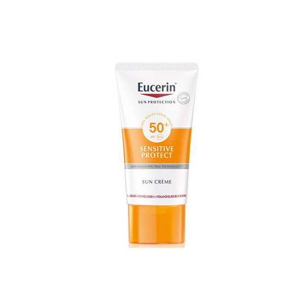 Eucerin Sensitive Protect Sun Creme SPF 50+ apsauginis kremas nuo saulės, 50 ml