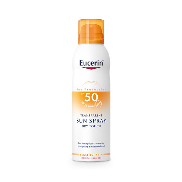 Eucerin Sun Spray  Dry Touch SPF 50 apsauginis purškiklis nuo saulės, 200 ml