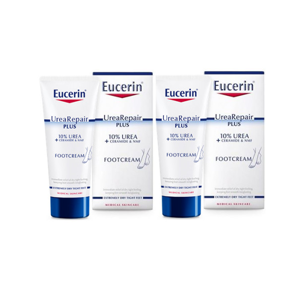 Eucerin Urearepair Plus Foot Cream pėdų kremas, 2 x 100 ml