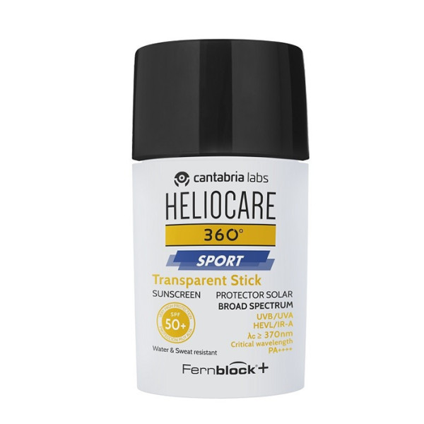 Heliocare 360º Sportsun Clear Stick Spf 50+ pieštukinė apsauga nuo saulės, 25 g