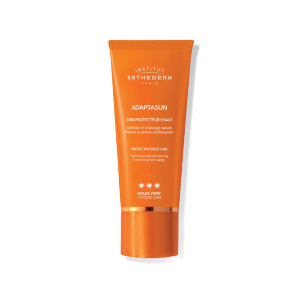 Institut Esthederm Adaptasun Face Cream Strong Sun drėkinamasis kremas nuo saulės ilgai išliekančiam įdegiui, 50 ml