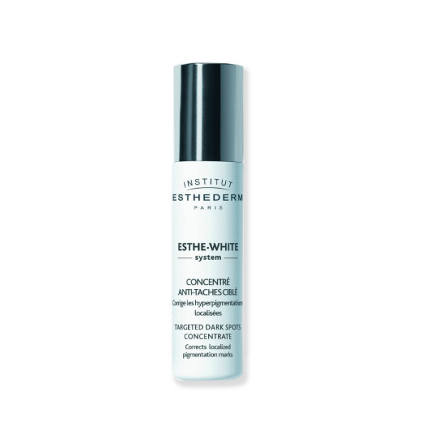 Institut Esthederm White System Targeted Dark Spots Concentrate balinamasis serumas vietiniam poveikiui, 9 ml