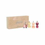 Jean Paul Gaultier Feminine Miniatures Set miniatiūrų rinkinys moterims (La Belle EDP, 6 ml + Scandal EDP, 6 ml + Divine EDP, 6 ml + Classique EDP, 6 ml)