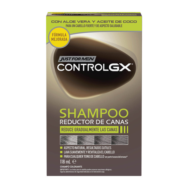 Just For Men Control Gx Grey Hair Reducing Shampoo šampūnas nuo žilų plaukų, 118 ml