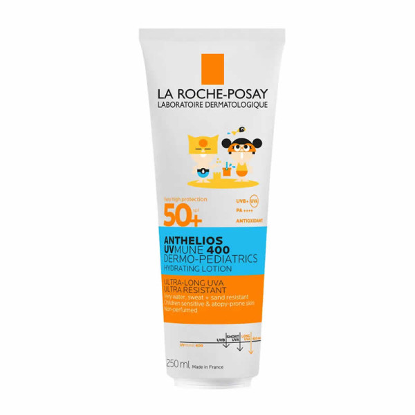 La Roche-Posay Anthelios Dermo Pediatrics Milk SPF 50+ apsauginis losjonas nuo saulės vaikams, 250 ml