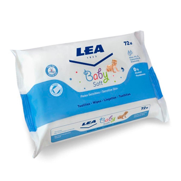 Lea Baby Soft Sensitive Skin Wipes drėgnos servetėlės kūdikiams, 72 vnt.