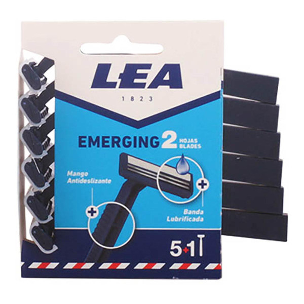 Lea Emerging 2 vienkartinių skustuvų rinkinys, 6 vnt.