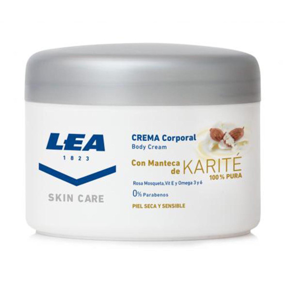 Lea Skin Care Body Cream With Karite Butter Dry Skin kūno kremas su traukmedžio sviestu, 200 ml