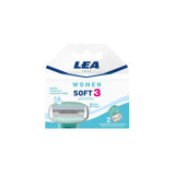 LEA Women Soft 3 Sensitive pakaitiniai peiliukai, 3 vnt.