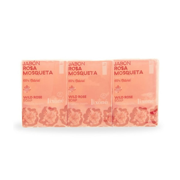 Lixoné Rosehip Soap Sensitive Skin muilas, 3 x 125 g
