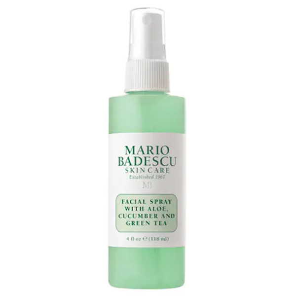 Mario Badescu Facial Spray With Aloe, Cucumber And Green Tea žvalumo suteikiantis veido purškiklis, 118 ml