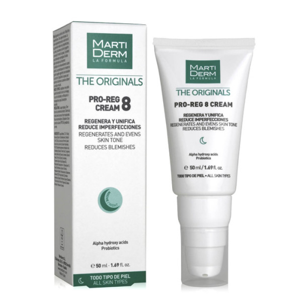 Martiderm Pro-Reg 8 Regenerating Cream regeneruojantis veido kremas, 50 ml