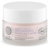 Natura Siberica SOS Soothing Night Face Mask naktinė veido kaukė jautriai odai, 50 ml