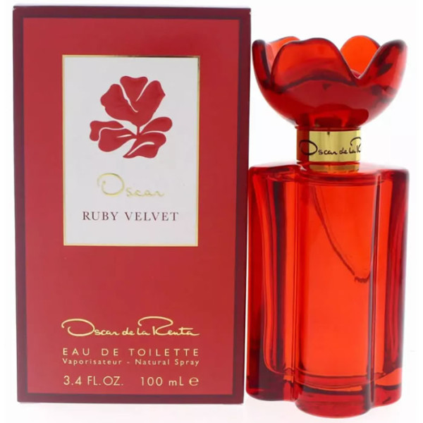 Oscar De La Renta Ruby Velvet EDT tualetinis vanduo unisex, 100 ml