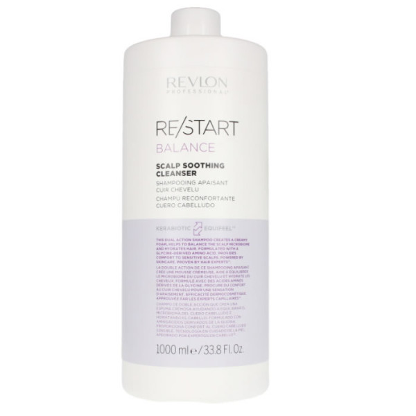 Revlon Professional Re-Start Balance Scalp Soothing Cleanser Shampoo šampūnas, 1000 ml