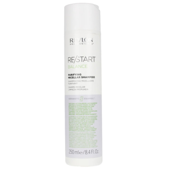 Revlon Professional RE/START Balance Purifying Micellar Shampoo valomasis micelinis šampūnas, 250 ml