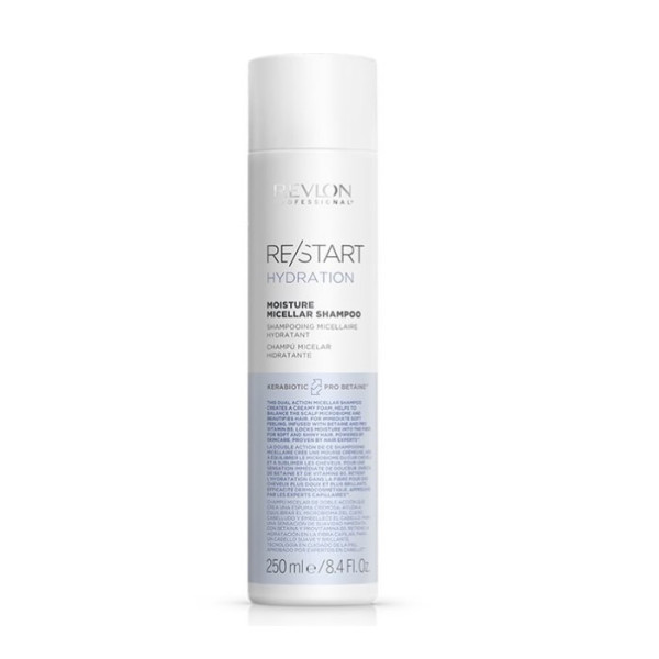 Revlon Professional RE/START Hydration Moisture Micellar Shampoo drėkinamasis micelinis šampūnas, 250 ml