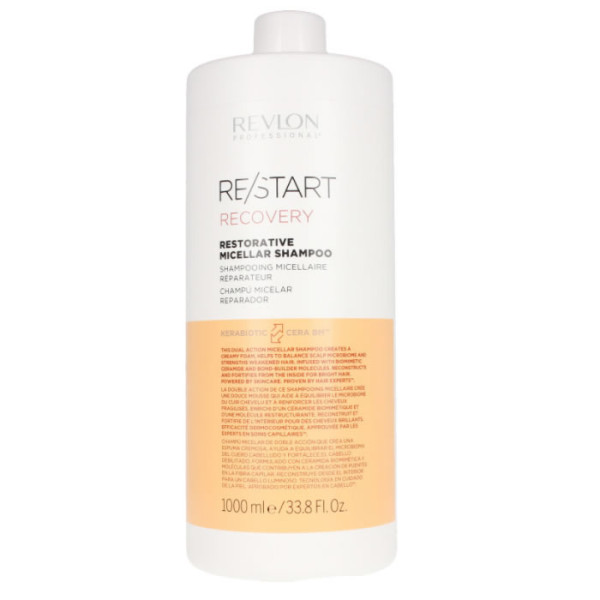 Revlon Professional Re/Start Repair Repairing Micellar Shampoo atkuriamasis micelinis šampūnas, 1000 ml