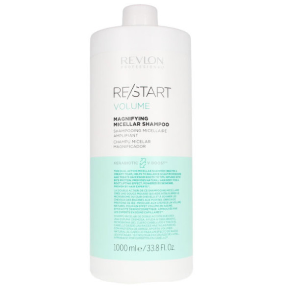 Revlon Professional Re/Start Volume Magnifying Micellar Shampoo micelinis šampūnas, 1000 ml