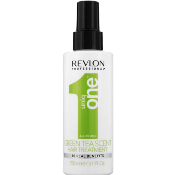 Revlon Professional Uniq One Green Tea Scent Hair Treatment purškiklis plaukams, 150 ml 