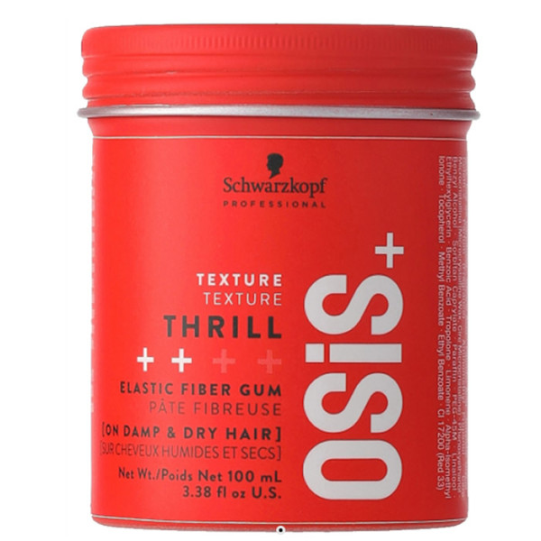 Schwarzkopf OSIS+ Texture Thrill++ Elastic Fiber Gum plaukų formavimo priemonė, 100 ml