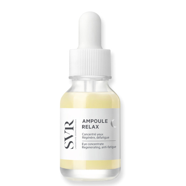 Svr Ampoule Relax Concentrated For Eyes Night atpalaiduojantis naktinis paakių serumas, 15 ml