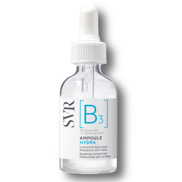 Svr Hydra AMPOULE B3 koncentruota drėkinamoji priemonė su vitaminu B3, 30 ml