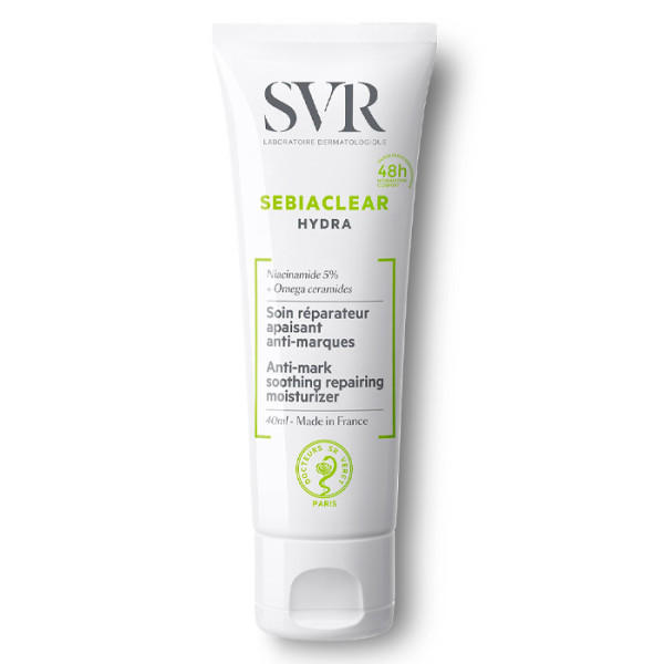 Svr Sebiaclear Hydra Repairing Moisturizer drėkinamasis kremas, 40 ml