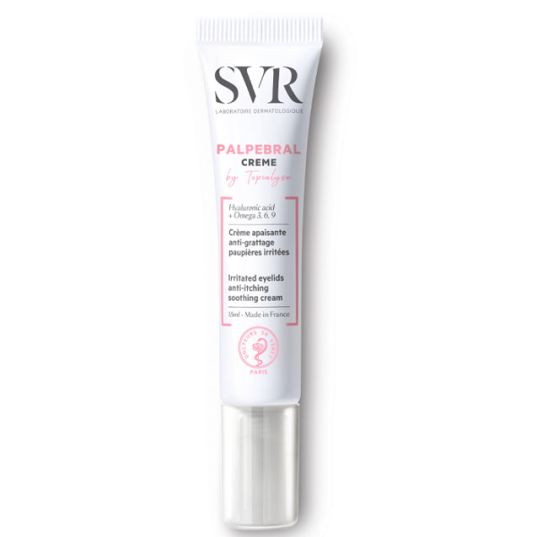 SVR Topialyse Palpebral Irritated Eyelids Cream raminantis paakių kremas, 15 ml