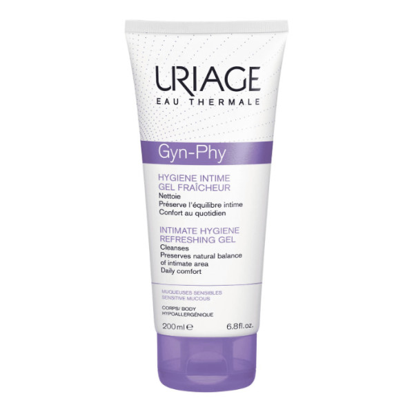 Uriage Gyn-Phy Intimate Hygiene Refreshing Gel gaivinantis intymios higienos gelis, 200 ml