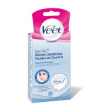 Veet Hair Removal Strips Sensitive Skin plaukelių šalinimo juostelės, 20 vnt.