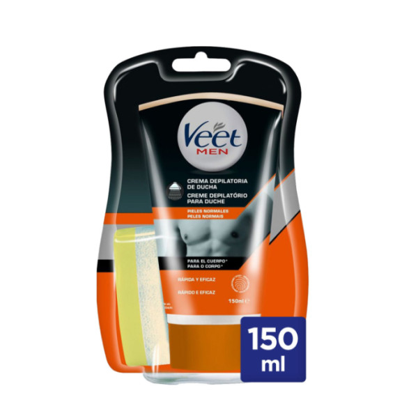 Veet Men Depilatory Shower Cream depiliacinis kremas vyrams, 150 ml