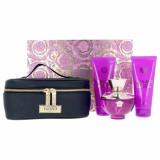 Versace Pour Femme Dylan Purple rinkinys moterims (EDP, 100 ml + dušo želė, 100 ml + kūno losjonas, 100 ml + kosmetinė)