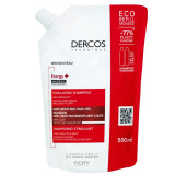 Vichy Dercos Energy+ Stimulating Shampoo Refill šampūno nuo plaukų slinkimo silpniems plaukams ir jautriai galvos odai papildymas, 500 ml