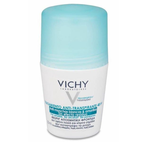 Vichy 48h Anti Perspirant Roll On Deodorant rutulinis antiperspirantas, 50 ml