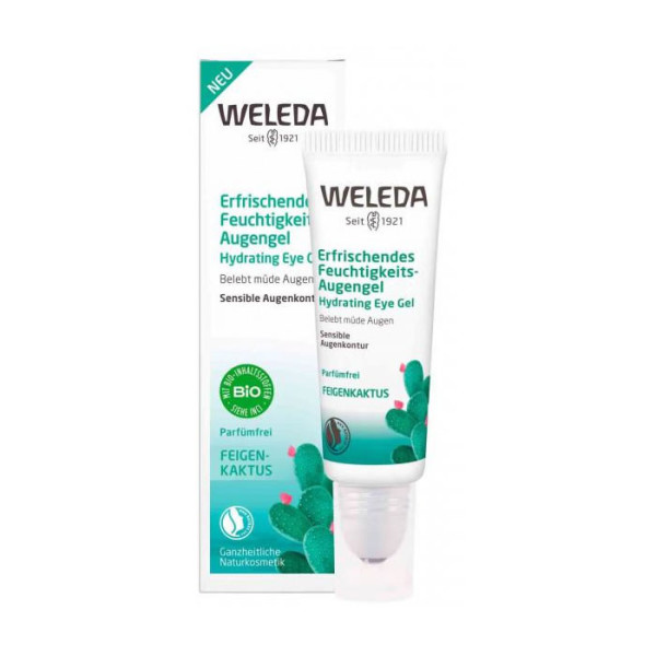 Weleda Cactus 24H Hydrating Eye Gel raminamasis paakių gelis, 10 ml