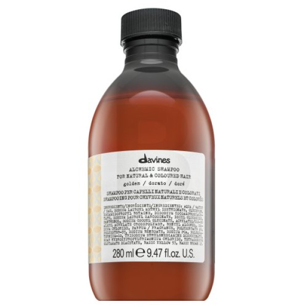 Davines Alchemic Shampoo dažantis šampūnas, auksinis/Golden atspalvis, 280 ml