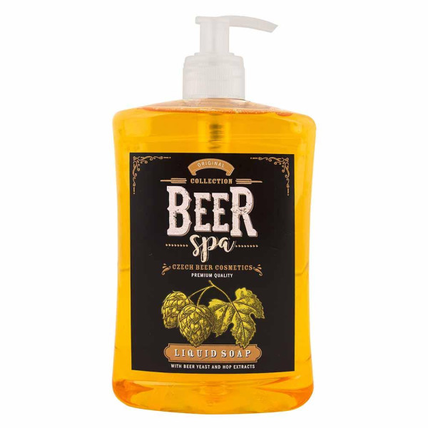 Bohemia Gifts BEER Spa Liquid Soap - Skystas muilas su alaus mielėmis ir apynių ekstraktais, 500 ml