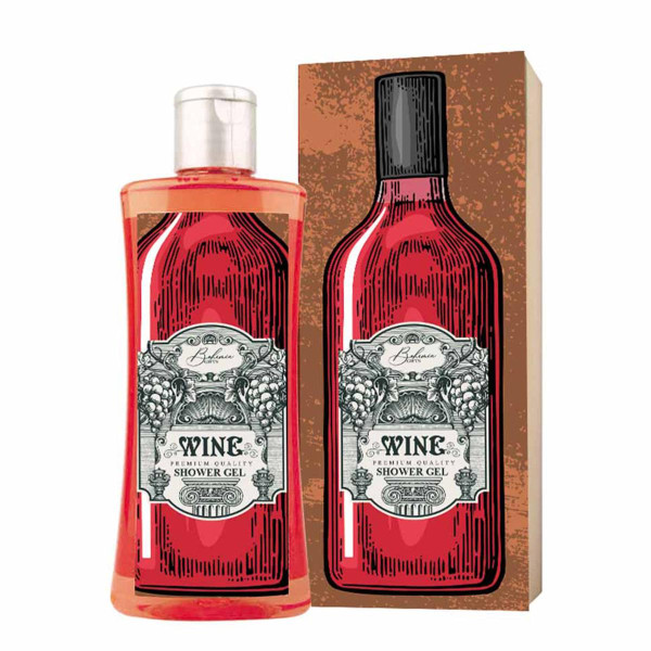 Bohemia Gifts WINE Shower Gel - Dušo želė dėžutėje, 250 ml