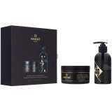 Hadat Cosmetics Gift Box Hydro Nourishing Moisture Shampoo And Hydro Liquid Silk Treatment plaukų priežiūros rinkinys