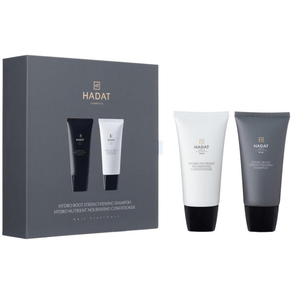 Hadat Cosmetics Gift Box Root Strengthening Shampoo and Nutrient Nourishing Conditioner plaukų priežiūros rinkinys