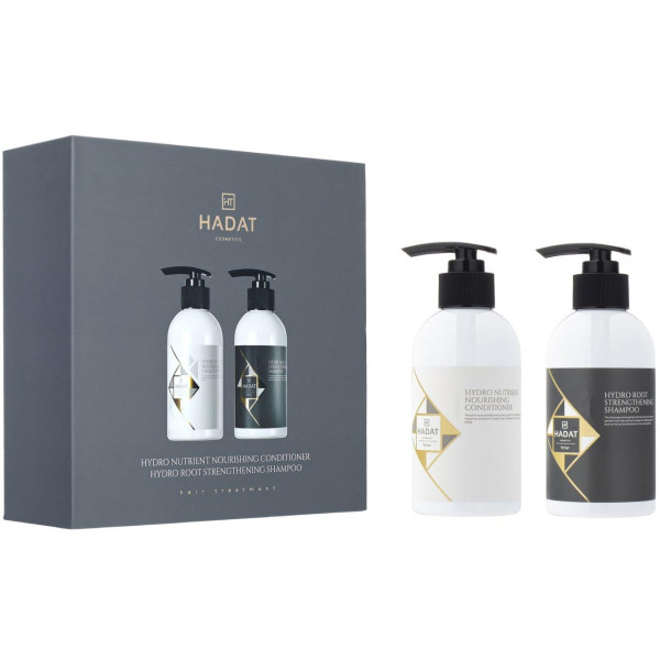 Hadat cosmetics Gift Box Root Strengthening Shampoo and Nutrient Nourishing Conditioner plaukų priežiūros rinkinys