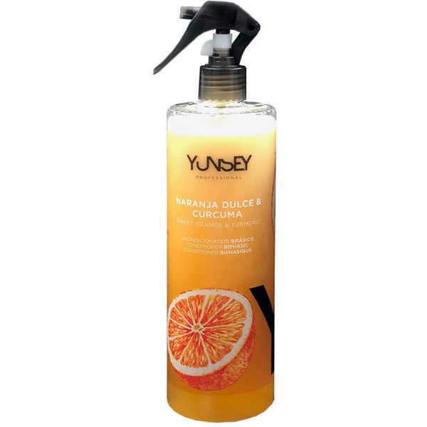 Yunsey Spray apelsinų ir ciberžolės aromato dvifazis purškiklis plaukams, 500 ml