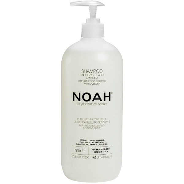 Noah 1.3. Strengthening Shampoo With Lavender Šampūnas kasdieniam naudojimui, jautriai galvos odai, 1000 ml