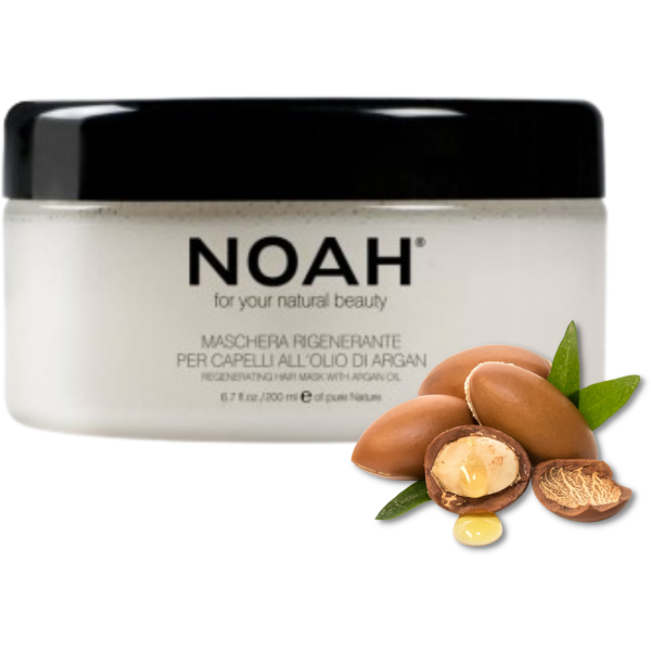 Noah 2.3. Regenerating Mask With Argan Oil Kaukė sausiems ir pažeistiems plaukams, 200 ml