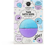 Nailmatic KIDS TWIN Bath Bomb Blue & Purple Vonios burbulai, 2x85g