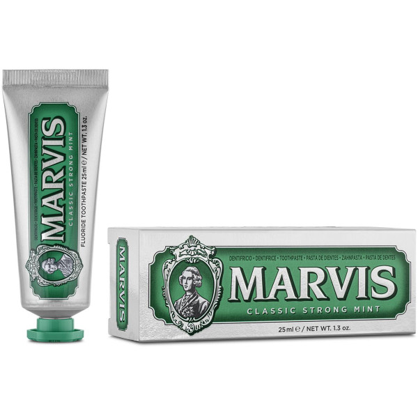 Marvis Classic Strong Mint Klasikinė mėtų skonio dantų pasta, 25 ml