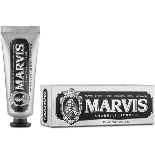 Marvis Amarelli Licorice Saldymedžio ir mėtų skonio dantų pasta, 25 ml