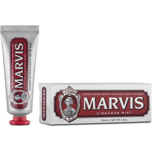 Marvis Cinnamon Mint Cinamono ir mėtų skonio dantų pasta, 25 ml